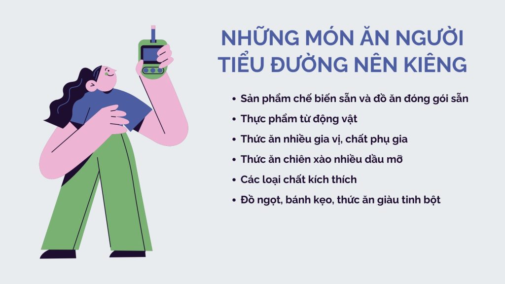 Những món nên kiêng với người bệnh tiểu đường