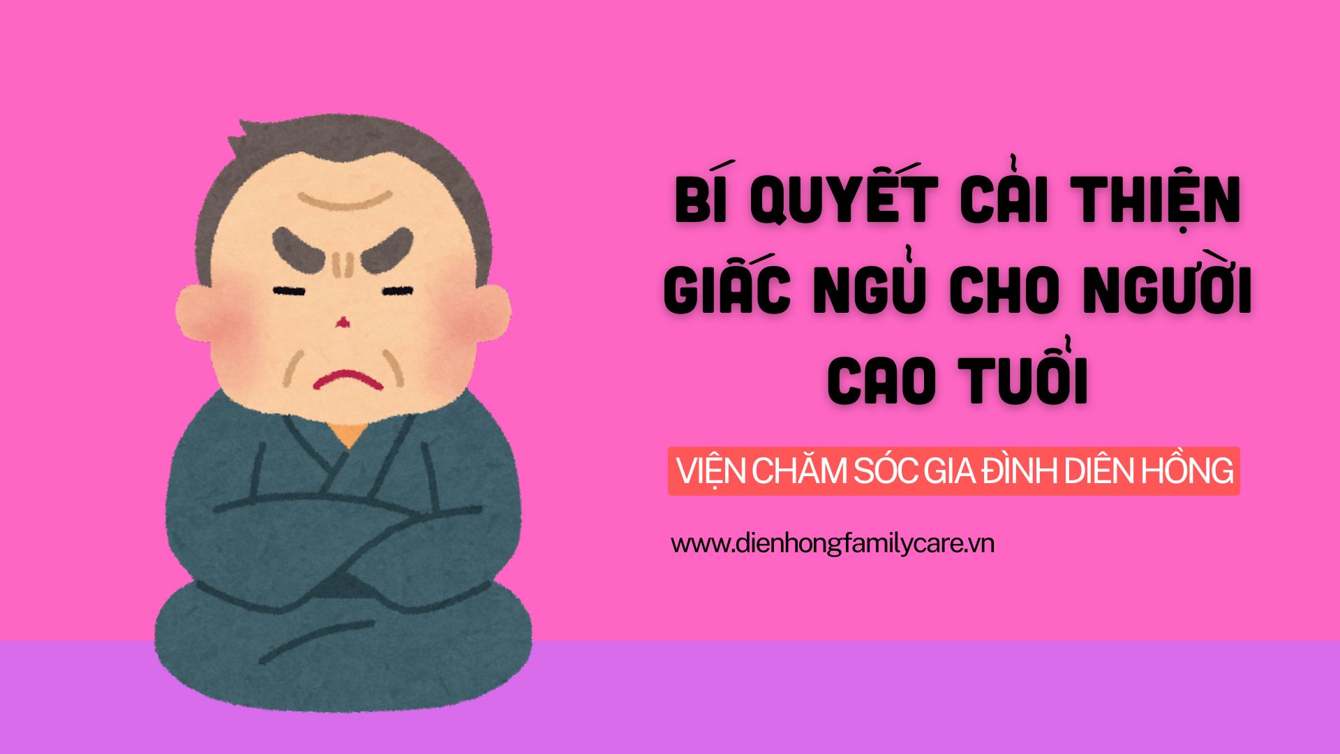 Cải thiện giấc ngủ cho người cao tuôi