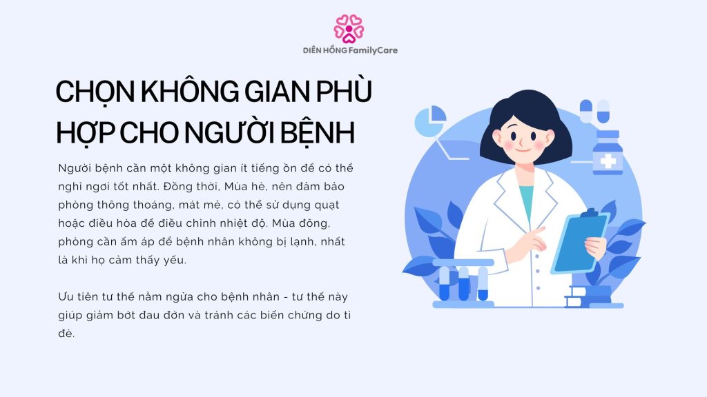 Không gian cho người bệnh 