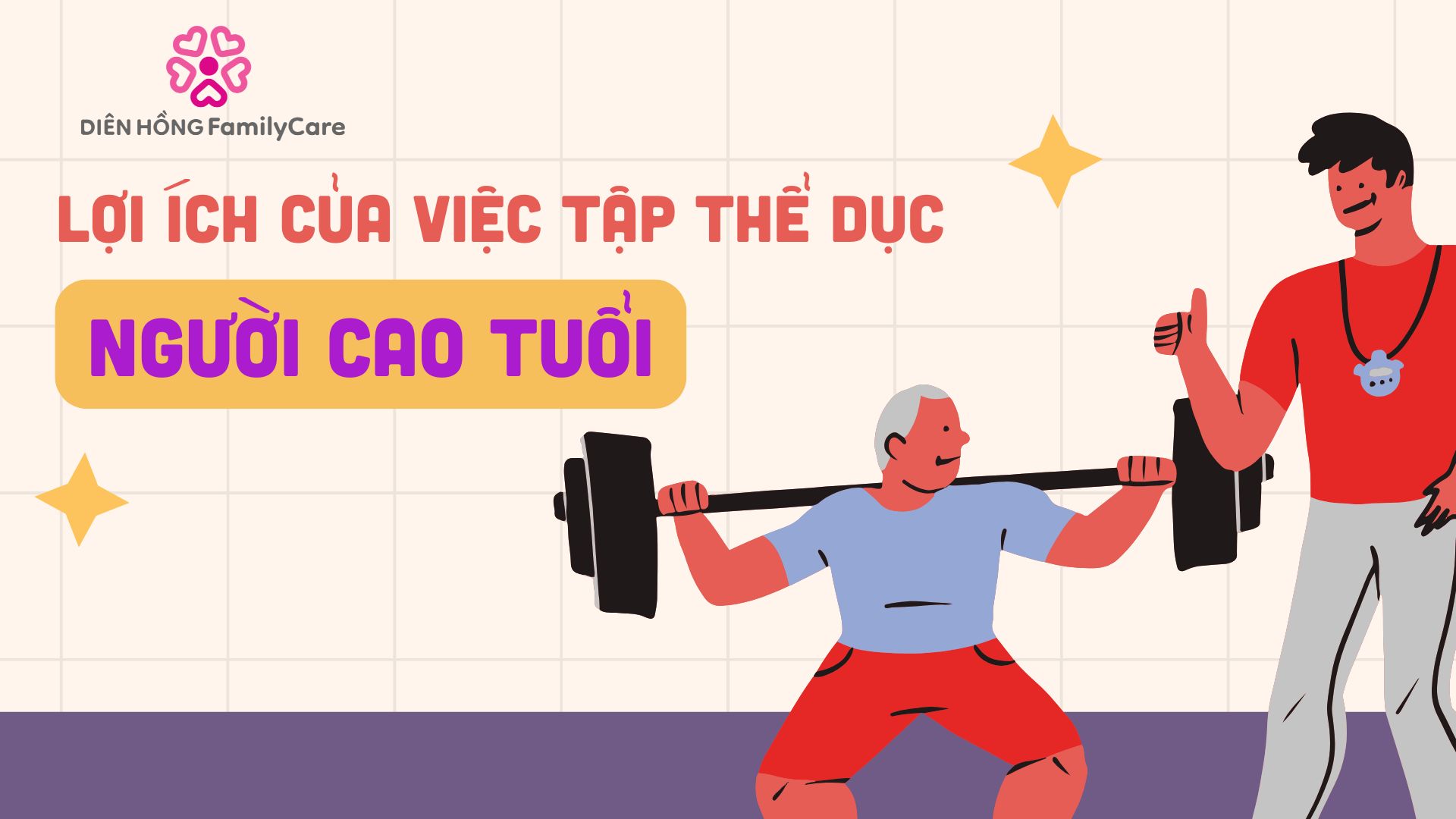 Lợi ích của việc tập thể dục cho người cao tuổi