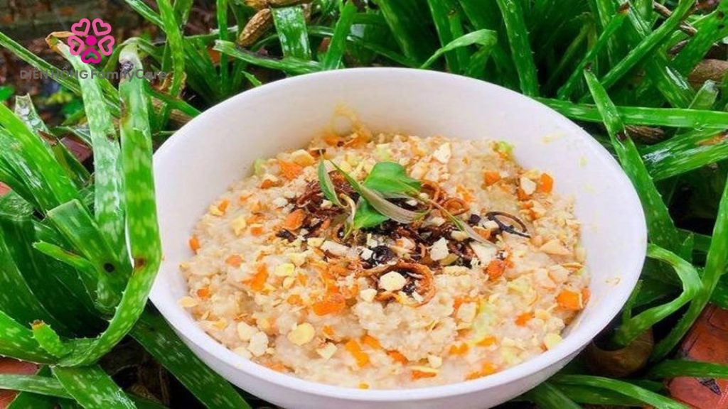 Cháo yến mạch cho người già
