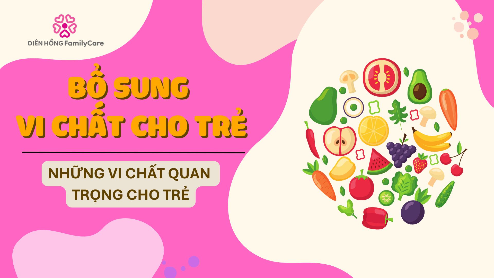 Bổ sung vi chất cho trẻ