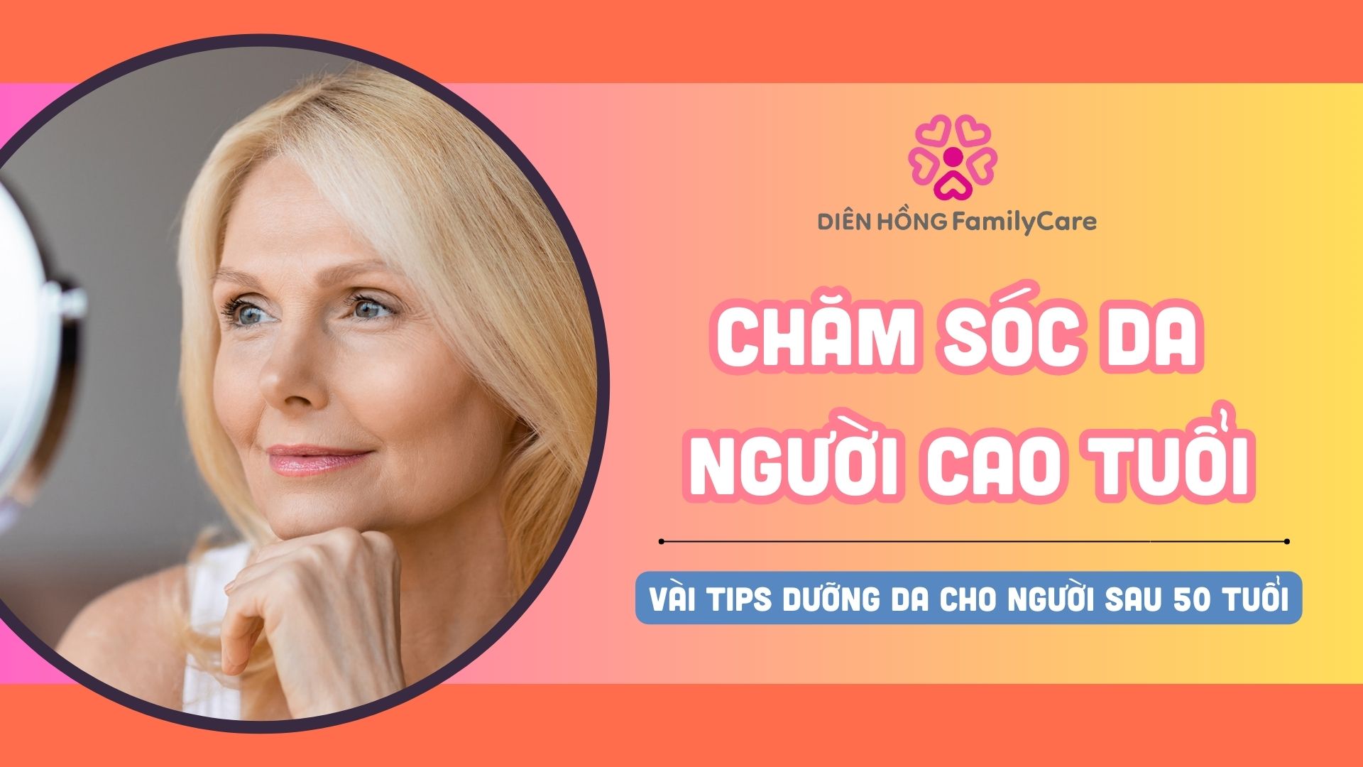 chăm sóc da người cao tuổi