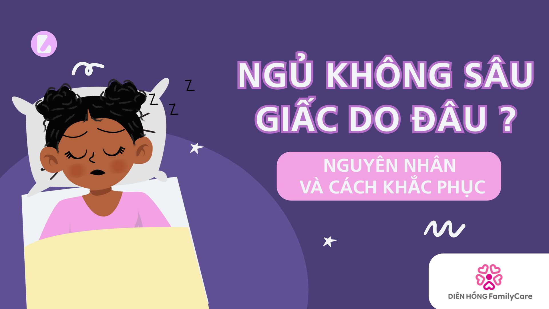 Ngủ không sâu giấc do đâu